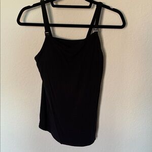 Kindred Bravely Bamboo Black Women's Nursing Cami S